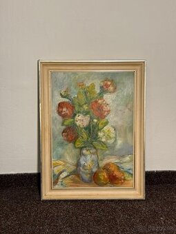 Starožitný maľovaný obraz