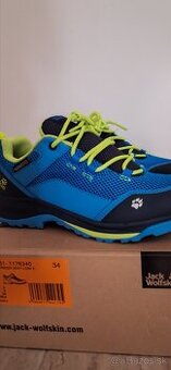 Chlapčenské topanky Jack Wolfskin, veľkosť  34