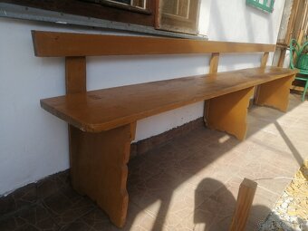 Drevena lavica, 2  truhlice