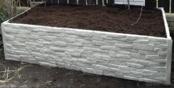 Betónove dielce na plot, vyvýšený záhon
