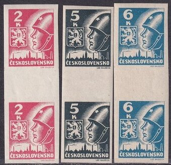 ČSR II - Košické 2-známkové zvislé spojky