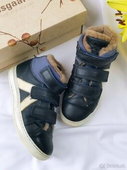 Bisgaard - zimné tenisky s pravou kožušinou veľkosť 32