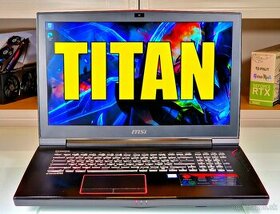 Herný notebook MSI TITAN GT75 | GTX 1080 8GB | 17,3" 120 Hz
