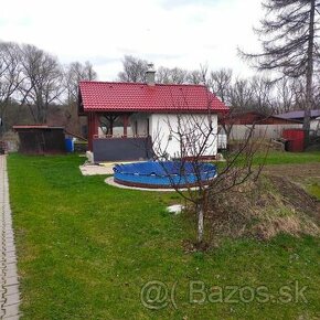 Murovaná chatka s bazénom, novostavba, záhrada, Šar. Michaľa