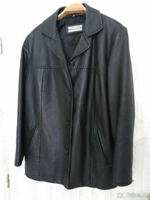 Kožený kabát Swiss - L/XL
