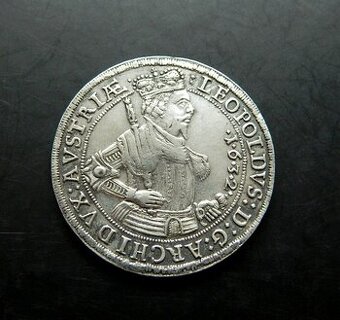 Predám 1 toliar 1632 Hall arc. Leopold
