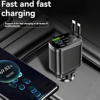 BAIDELUO Zatváracia auto nabíjačka
