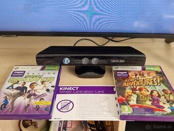 Xbox 360 kinect + 2 kinect hry Kinect Adventures a Sports