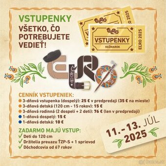 Vstupenka na EĽRO