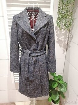 Dámsky elegantný prechodný kabát