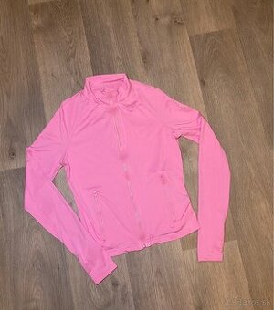 Ružová dámska mikina na zips – XS, bez kapucne