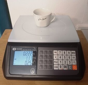 Obchodná váhado 15 kg s výpočtom ceny-nová-ciachovaná