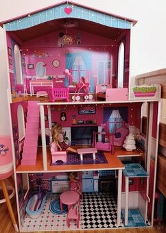 Dom pre barbie veľký +príslušenstvo