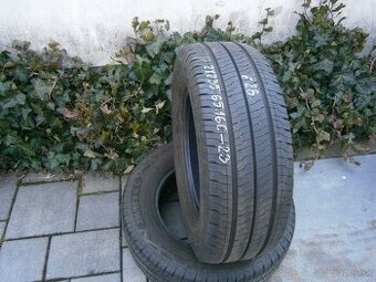Predám 2x letné ako nové pneu Continental 235/65 R16C 115/11