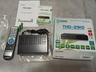 Predám digitálny DVB-T2 prijímač Synaps THD-2910