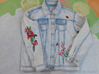 vyšívaná riflová bunda Next veľ. 158