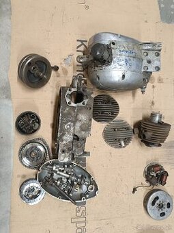 ČZ 125/150 B,T,C, motory, starý TP knížka 1949