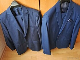 Modré pánske obleky - 1