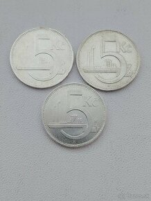 Strieborne mince 1.ČS republika