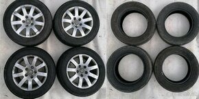 Hliníkové disky r15 + 8ks pneumatík (letné a zimné)