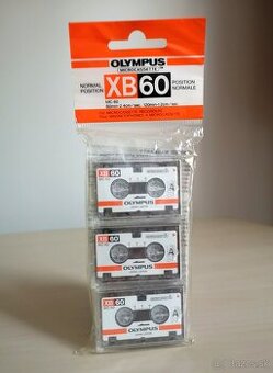 OLYMPUS XB60 MC-60 mikrokazetové pásky (3ks balenie)