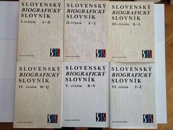 Slovenský biografický slovník I. - V.