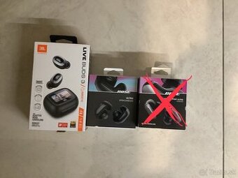 predám nové bezdrotové sluchadla Bose a Jbl