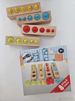 Small foot drevené montessori valčeky