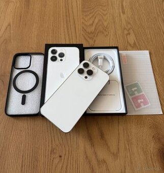 iPhone 13 Pro 256 gb Silver - komplet príslušenstvo, zaruka