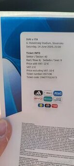 Lístky Slovensko Taliansko U21