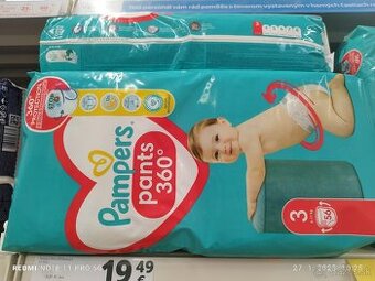Plienky Pampers pants 3
