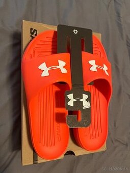 Under Armour šľapky červené nové