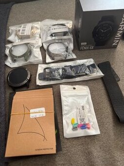 Garmin fenix 6x s bohatým príslušenstvom