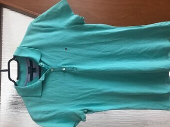 TOMMY HILFIGER originál azurove damske polotricko S/M - 1