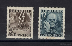 RAKÚSKO - ANTI FAŠISTICKÉ ZNÁMKY - VZÁCNE - 1