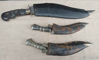 Zbierka vojenských Kukri nožov - regiment Gurkha - NEPÁL