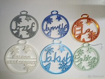 🎄 3D TLAČ: Personalizované Vianočné Ozdoby na Mieru