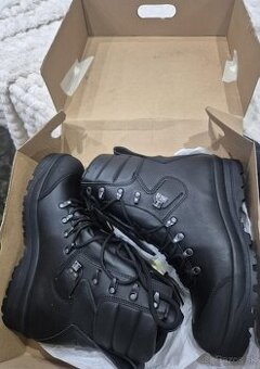 Vojenská čierna celokožena obuv do SKP