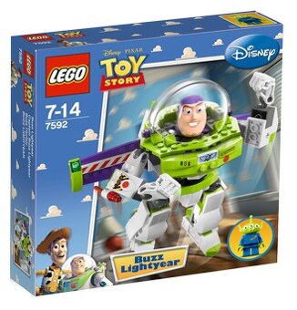 Lego Disney, Toy Story, Buzz lightyear, Incredibles - nove