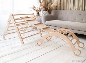 Piklerovej triangel + hojdačka + lávka