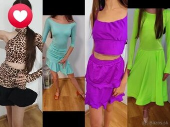 saty na spoločenské tance nezdobene junior 1