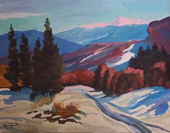 Obraz Varuzhan Aghamyan-Zima v Nízkych Tatrách