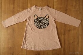 Tunika / tričko / šaty LINDEX 122 (6-7 r.) mačka