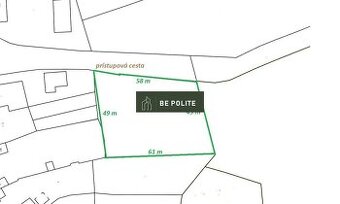 Predaj pozemok na stavbu RD, výborná poloha, 26 á, Bardoňovo