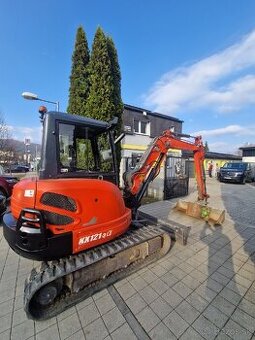 Minibager Kubota 4t, rok 2014, perfektný stav, aut.mazanie
