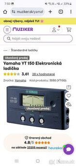 Yamaha YT 150 Elektronická ladička