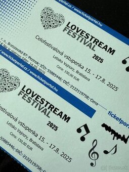 LOVESTREAM festival 2025 (3dnove)  klasicke / vip