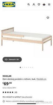 detska postel Ikea 70x160