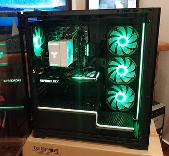 Herný PC s RTX 3060 Ti 8GB OC+Ryzen 5+32GB RAM+NVMe+SSD