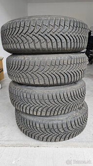 Predám plechove disky 5x100 R14 + zimne gumy hankook 165/70